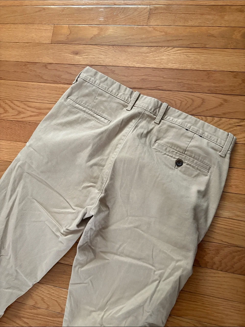 J. Crew Slim Khaki Chino Pants in Light Tan